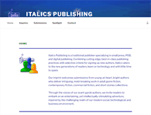 Tablet Screenshot of italicspublishing.com